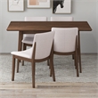 Adir Mid-Century Style 5 Piece Solid Wood Dining Room Set