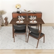 Abbet Mid Century Modern Dining Room & Kitchen Table Set for 4