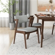 Abbet Mid-Century Modern Style 5 Piece Solid Wood Dining Room & Kitchen Set