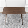 Verona Modern Style Solid Wood Walnut Rectangular Kitchen&Dining Room Table