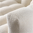 Ashcroft Marsi Luxry Chesterfield French Boucle Fabric Couch in Cream