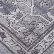 Usak Collection 5' x 7' Gray Oriental Distressed Non-Shedding Area Rug