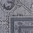 Usak Collection 5' x 7' Gray Oriental Distressed Non-Shedding Area Rug