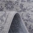 Usak Collection 2' x 8' Silver Oriental Distressed Non-Shedding Area Rug