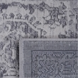 Usak Collection 2' x 8' Silver Oriental Distressed Non-Shedding Area Rug