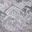 Usak Collection 7' x 10' Ivory/Beige Oriental Distressed Non-Shedding Area Rug
