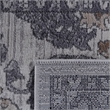 Usak Collection 2' x 8' Ivory/Sand Oriental Distressed Non-Shedding Area Rug