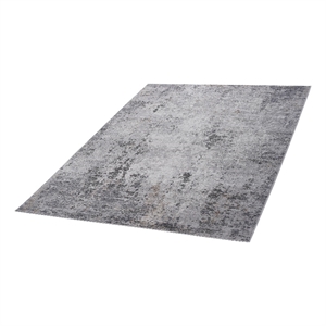 Usak Collection 6' x 9' Ivory/Sand Oriental Distressed Non-Shedding Area Rug