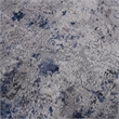 Usak Collection 2' x 8' Silver/Blue Oriental Distressed Non-Shedding Area Rug