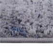 Usak Collection 2' x 8' Silver/Blue Oriental Distressed Non-Shedding Area Rug