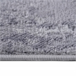 Usak Collection 5' x 7' Light Gray Oriental Distressed Non-Shedding Area Rug