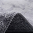 Usak Collection 5' x 7' Light Gray Oriental Distressed Non-Shedding Area Rug