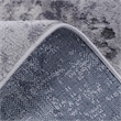 Usak Collection 7' x 10' Light Gray Oriental Distressed Non-Shedding Area Rug