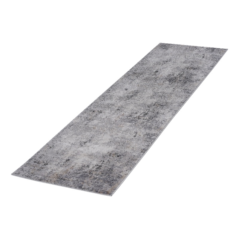 Usak Collection 2' x 8' Sand/Ivory Oriental Distressed Non-Shedding Area Rug