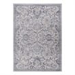 Usak Collection 5' x 7' Sand/Ivory Oriental Distressed Non-Shedding Area Rug