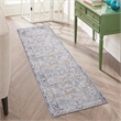 Bunyan Collection Traditional Vintage Ivory/Gray Area Rug (2'2'' x 8')