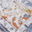 Bunyan Collection Traditional Vintage Ivory/Gray Area Rug (6'7'' x 9')