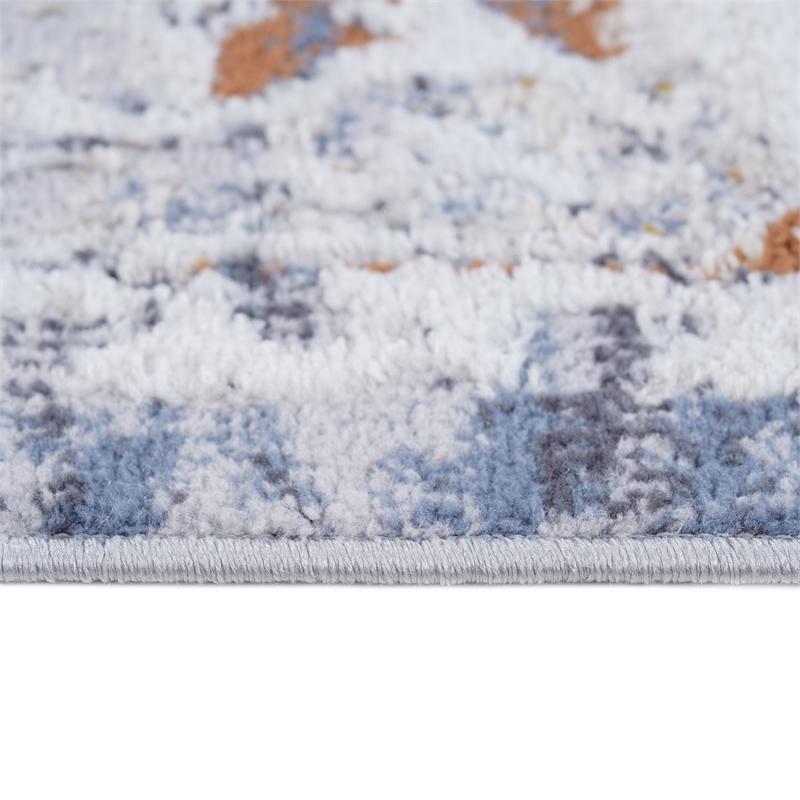 Bunyan Collection Traditional Vintage Ivory/Gray Area Rug (7'9'' x 10')