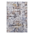 Bunyan Collection Traditional Vintage Ivory/Blue Area Rug (5'3'' x 7'6'')