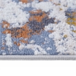 Bunyan Collection Traditional Vintage Ivory/Blue Area Rug (6'7'' x 9')