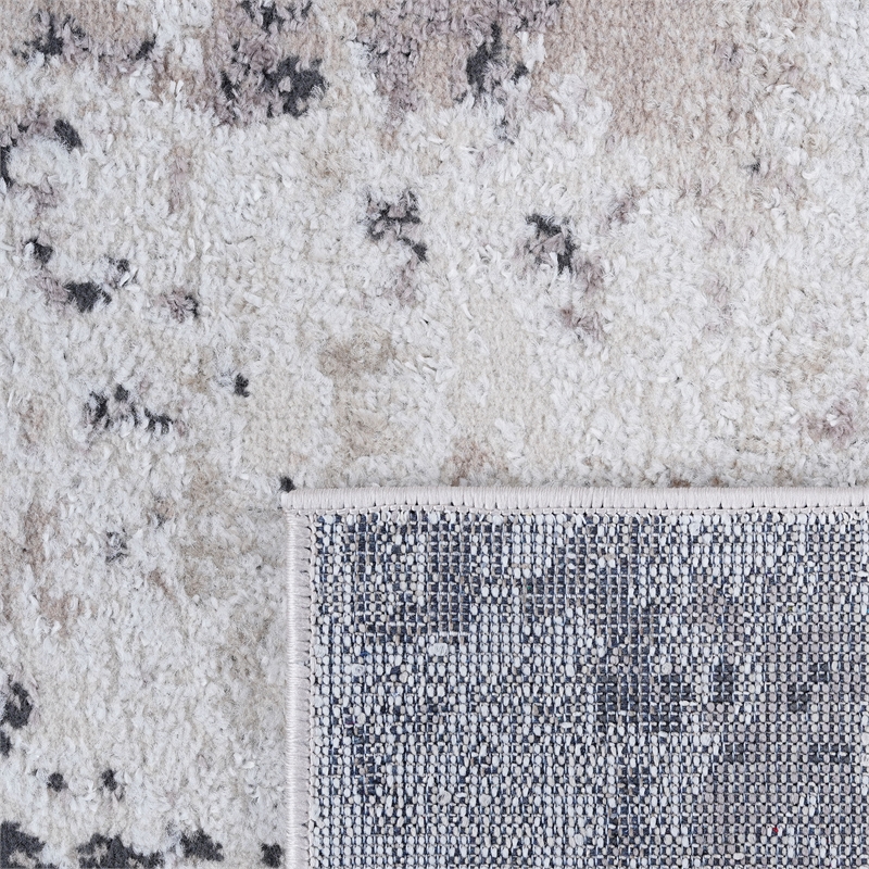 Bunyan Collection Traditional Vintage Cream/Brown Area Rug (7'9'' x 10')