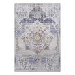 Bunyan Collection Traditional Vintage Cream/Gold Area Rug (5'3'' x 7'6'')