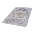 Bunyan Collection Traditional Vintage Cream/Gold Area Rug (6'7'' x 9')