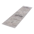 Bunyan Collection Traditional Vintage Cream/Beige Area Rug (2'2'' x 8')