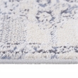 Bunyan Collection Traditional Vintage Cream/Blue Area Rug (2'2'' x 8')