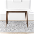 Verona Mid Century Solid Wood Walnut White Top 47