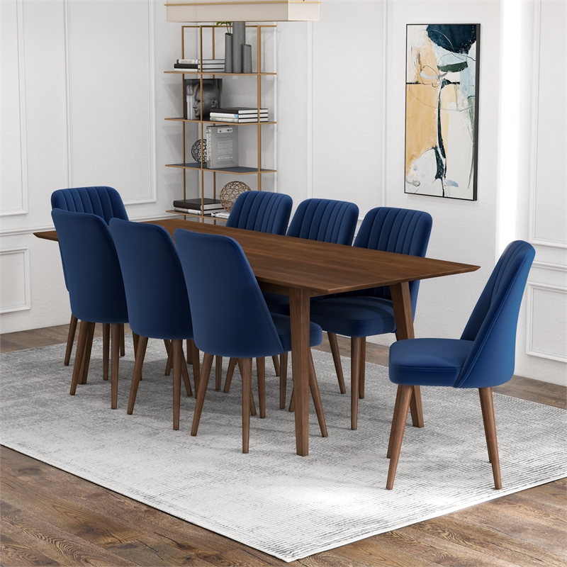 Verona Modern Furniture Style Solid Wood Walnut 86