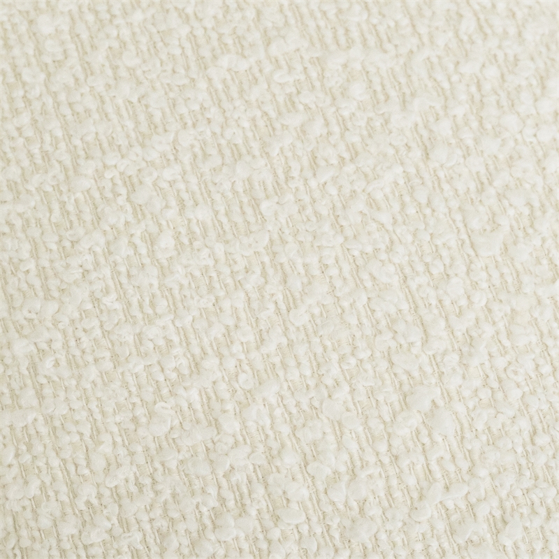 James Mid Century Modern Luxury Living Room White Boucle Fabric Couch
