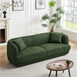 Venar Mid-Century Modern Living Room Luxury Fabric Linen Couch in Green