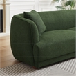 Venar Mid-Century Modern Living Room Luxury Fabric Linen Couch in Green
