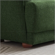 Venar Mid-Century Modern Living Room Luxury Fabric Linen Couch in Green