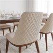Barrett Mid-Century Velvet Dining Chair in Beige (Set of 2)