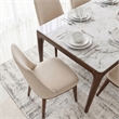 Barrett Mid-Century Velvet Dining Chair in Beige (Set of 2)