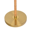 Twin Shine Two-Light Brass Metal Floor Lamp