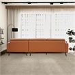 Narvik Cognac Tan Leather Right-Facing Living Room Corner Sectional Sofa