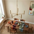 Ashcroft Elegant 5-Lights Metal Chandelier with Satin Brass Finish
