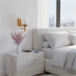 Jane Ribbed Glass Wall Sconce with Brushed Bronze Accents