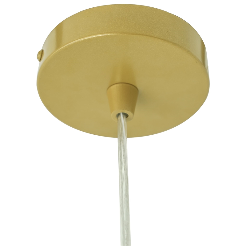 Alfie Natural Woven Drum Pendant Light with Wood Accents