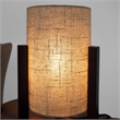 Karwen Minimalist Natural Wood Frame Table Lamp with Linen Shade