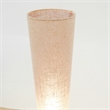 Azur Contemporary Cylinder Fabric Floor Lamp with Brown Wood Base