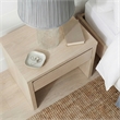 Dreamest Modern Elegant Glass Table Lamp with Textured Gray Shade