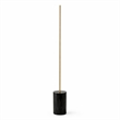 Austen Modern Gold Metal LED Floor Lamp with Marble Accents