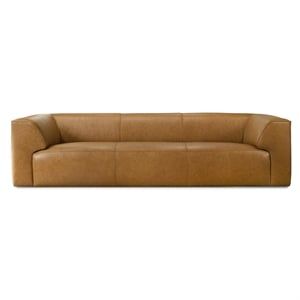 Lexington 3 Seater Premium Leather Sofa with Sleek Minimalist Profile