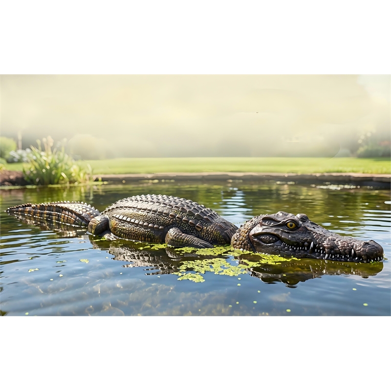 Oversize Realistic Crocodile alligatory Garden Statue