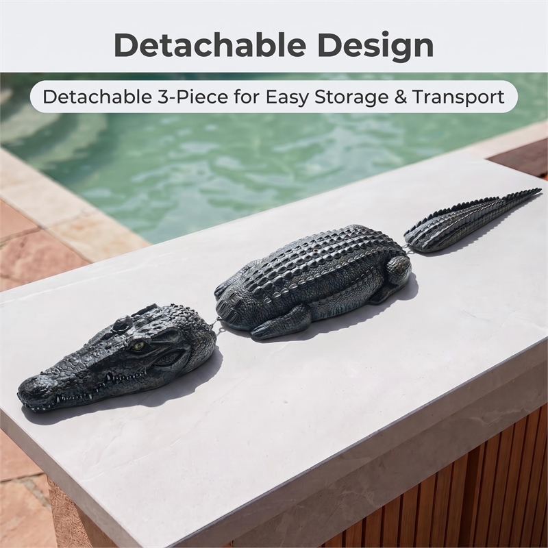 Oversize Realistic Crocodile alligatory Garden Statue
