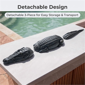 Oversize Realistic Crocodile alligatory Garden Statue